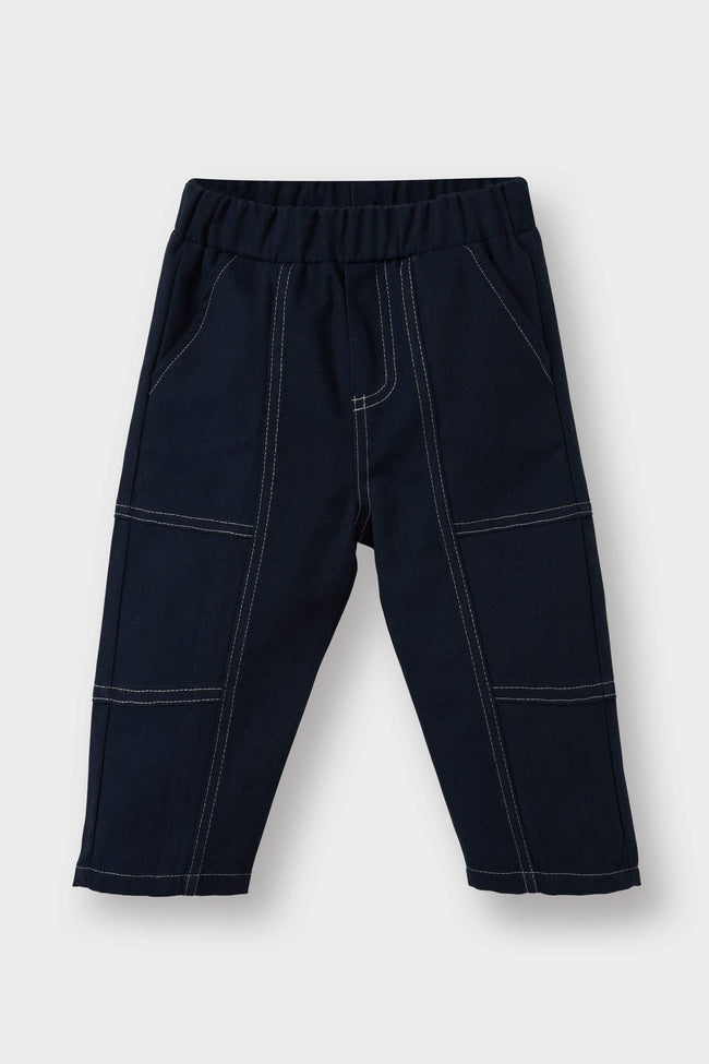 Baby Boy 2-Piece Set: Printed Sweatshirt and Jeans Main Image