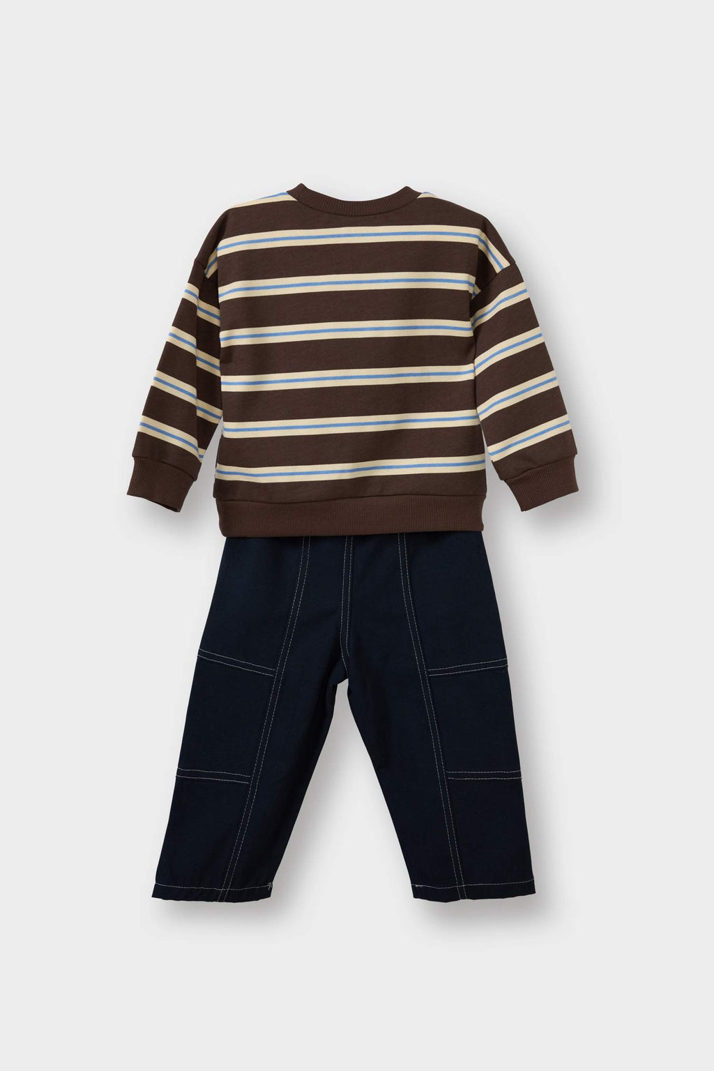 Baby Boy 2-Piece Set: Printed Sweatshirt and Jeans