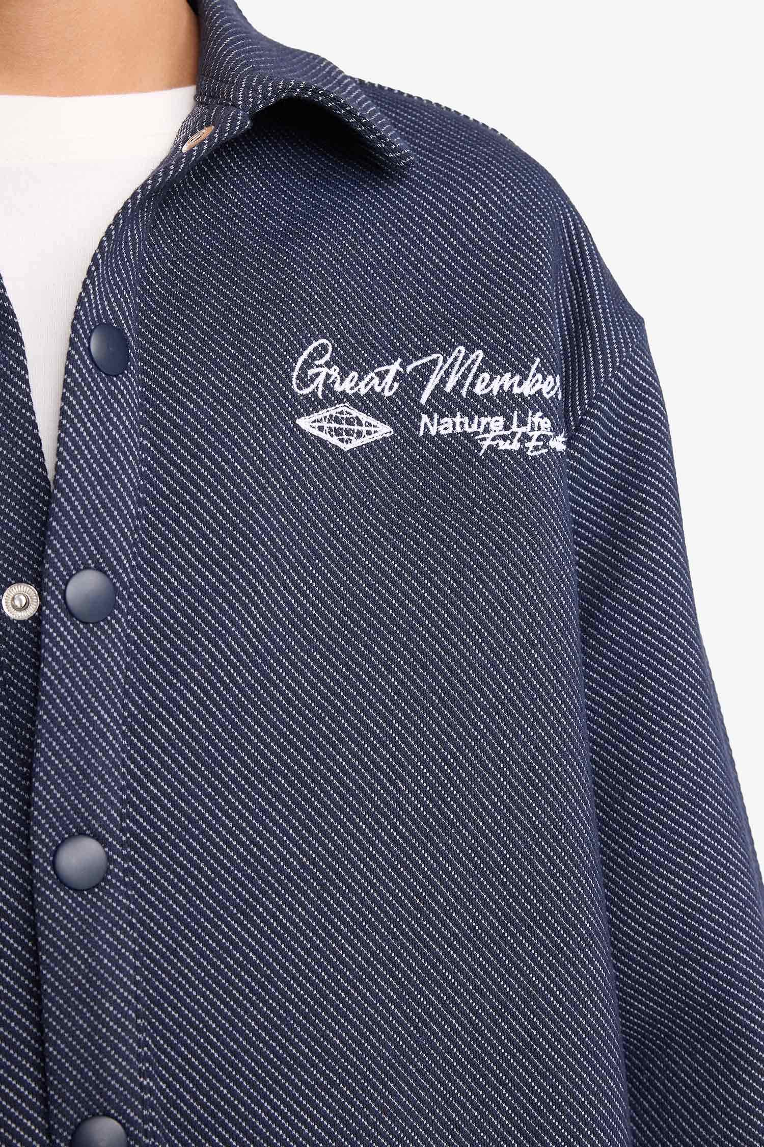 Boys Embroidered Long-Sleeved Shirt