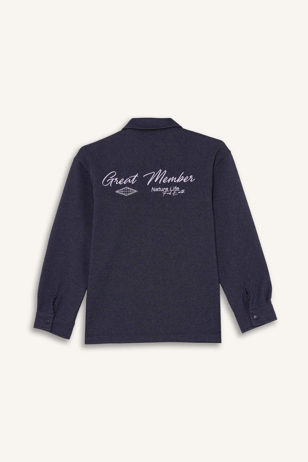 Boys Embroidered Long-Sleeved Shirt