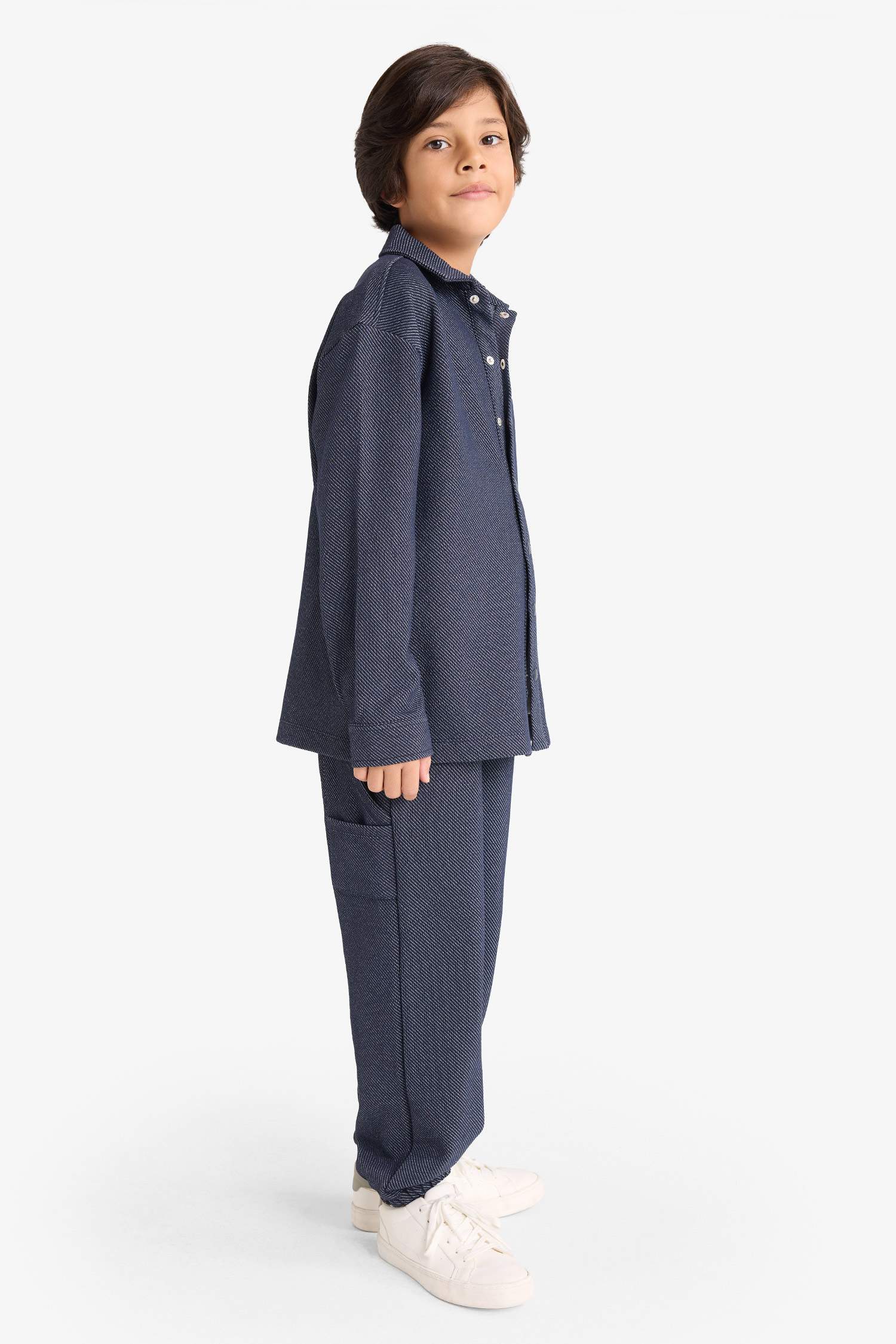 Boys Oversize Loose Fit Sweatpants with Elastic Waistband