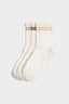 Women Comfortable Elasticated 3-Pack Cotton Long Socks