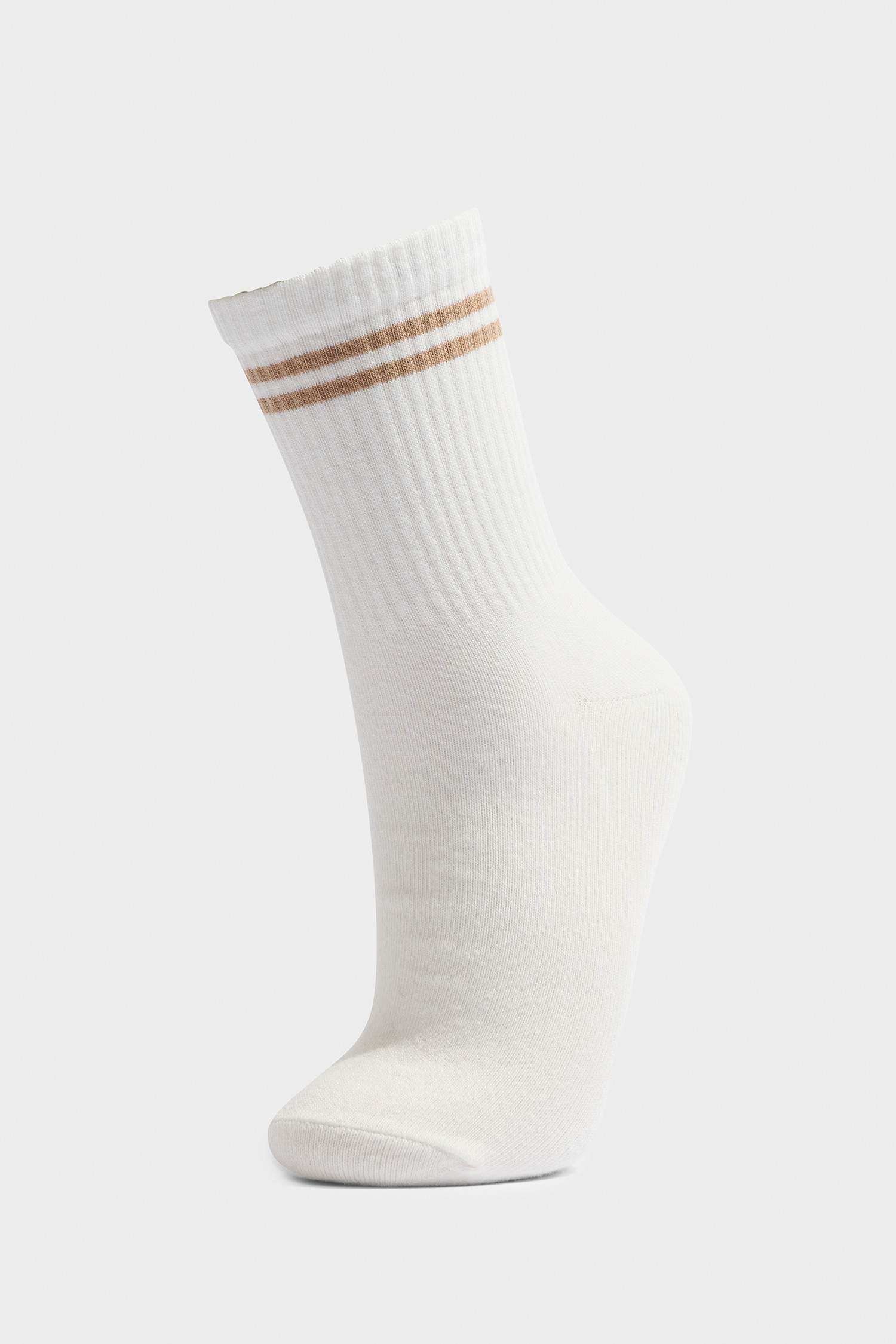 Women Comfortable Elasticated 3-Pack Cotton Long Socks