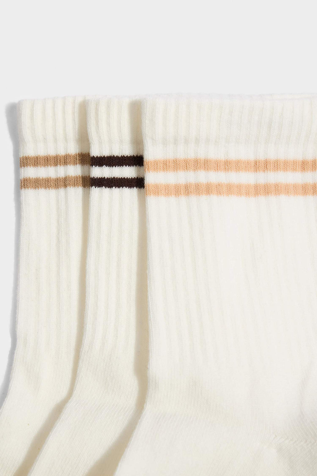 Women Comfortable Elasticated 3-Pack Cotton Long Socks