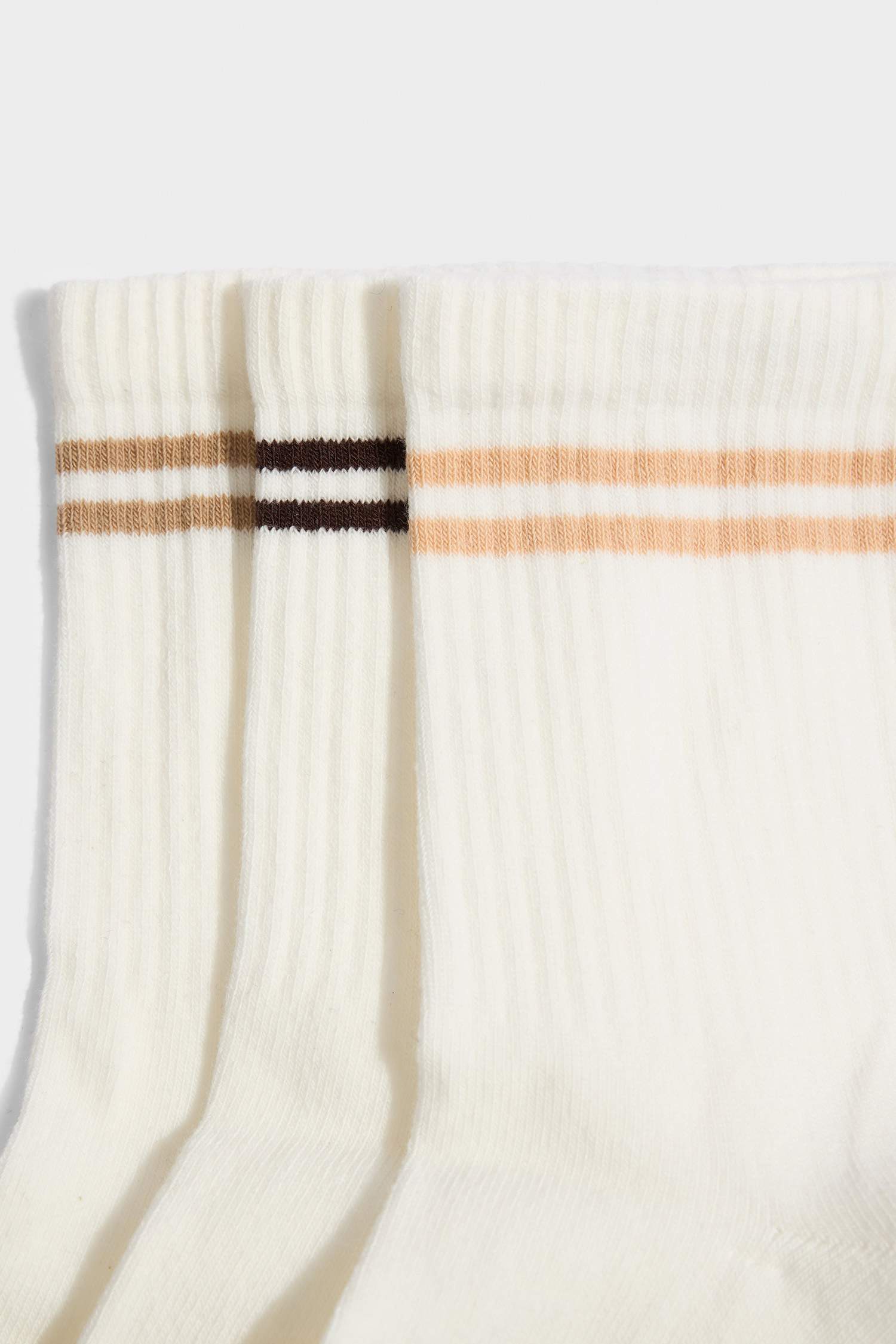 Women Comfortable Elasticated 3-Pack Cotton Long Socks