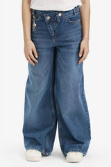 Girls Wide Leg Jeans