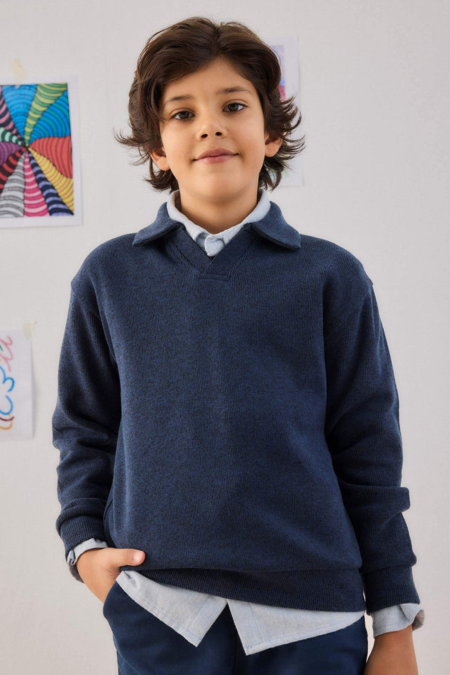 Boys Apache Collar Sweatshirt Hover Image