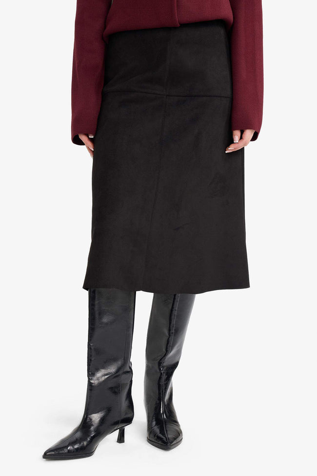 A-Line Suede Skirt Main Image