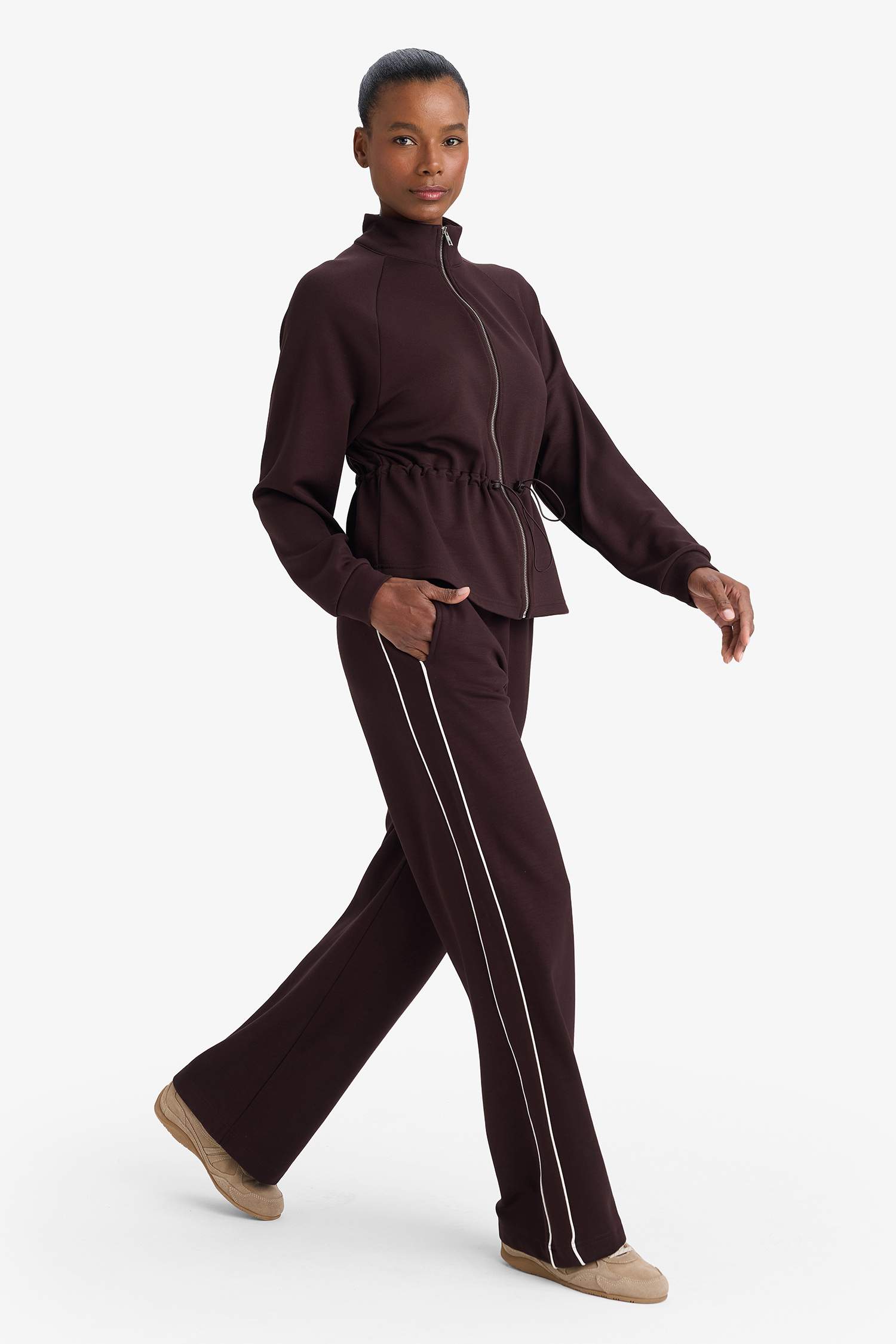 Wide Leg Pocketed Long Modal Athletic Pants