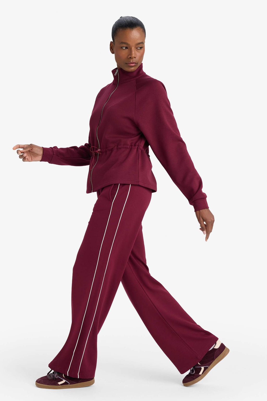 Wide Leg Pocketed Long Modal Athletic Pants