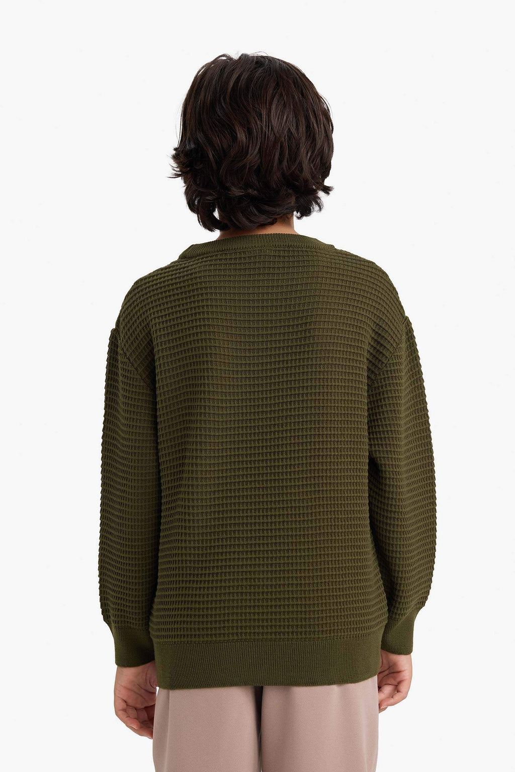 Boys Crew Neck Knitted Sweater