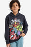 Boys Marvel Avengers Hooded Sweatshirt with Soft Fleece Lining