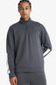 Standard Fit Stand Collar Half-Zip Modal Sweatshirt