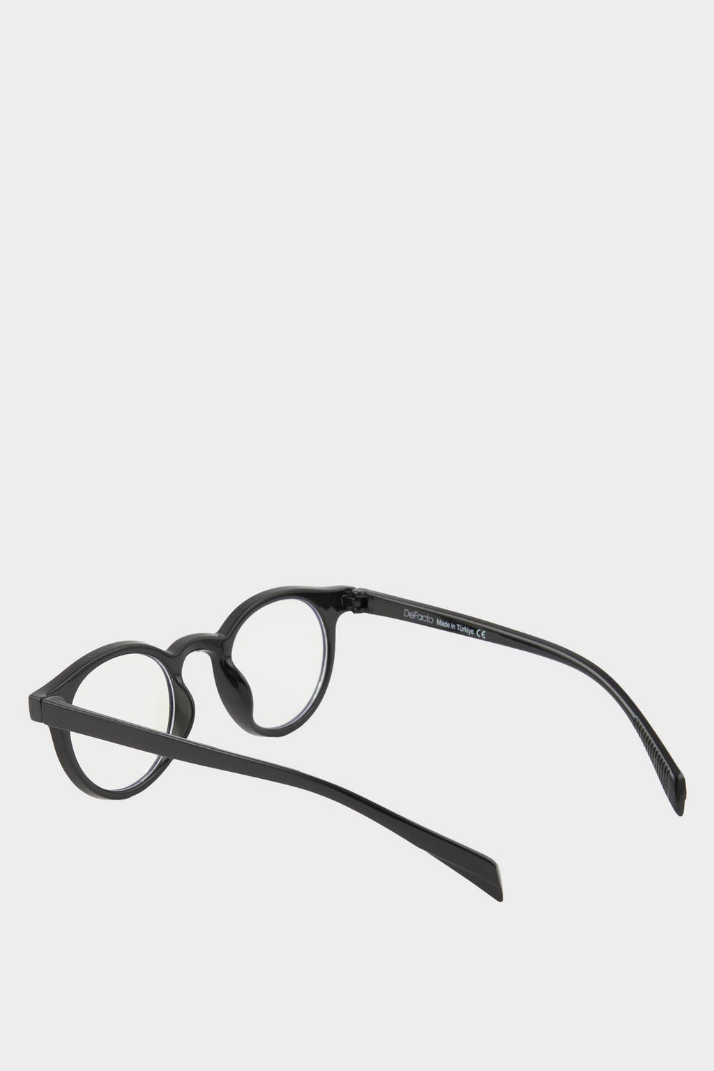 Womens Blue Lens Black Frame Glasses