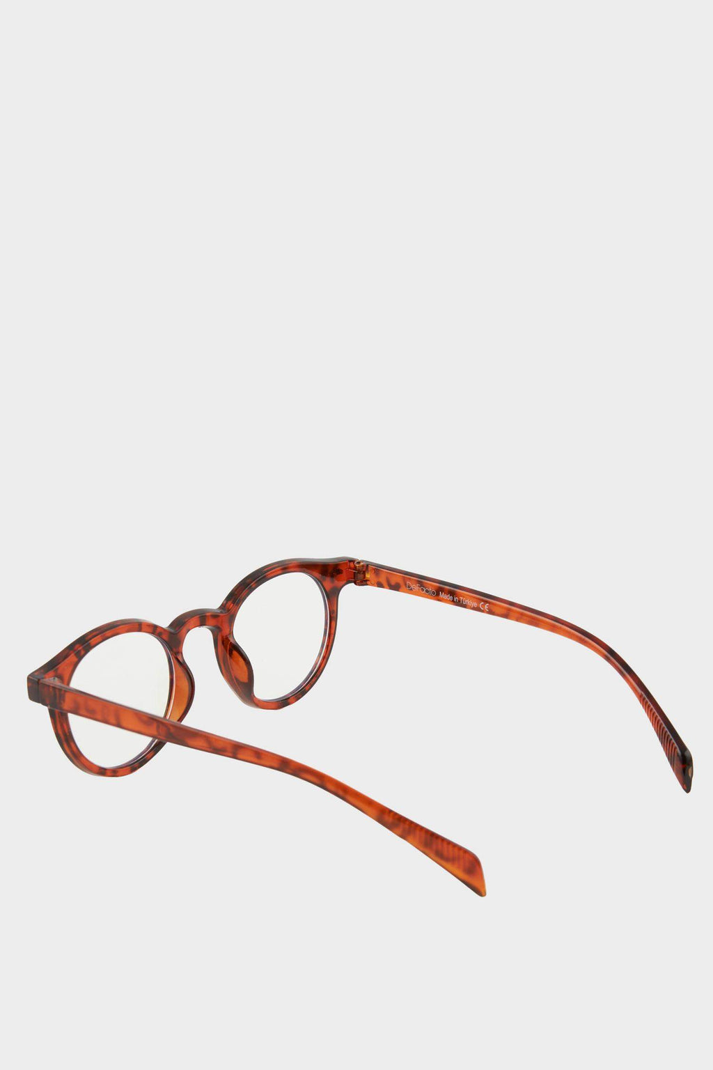 Womens Blue Lens Black Frame Glasses