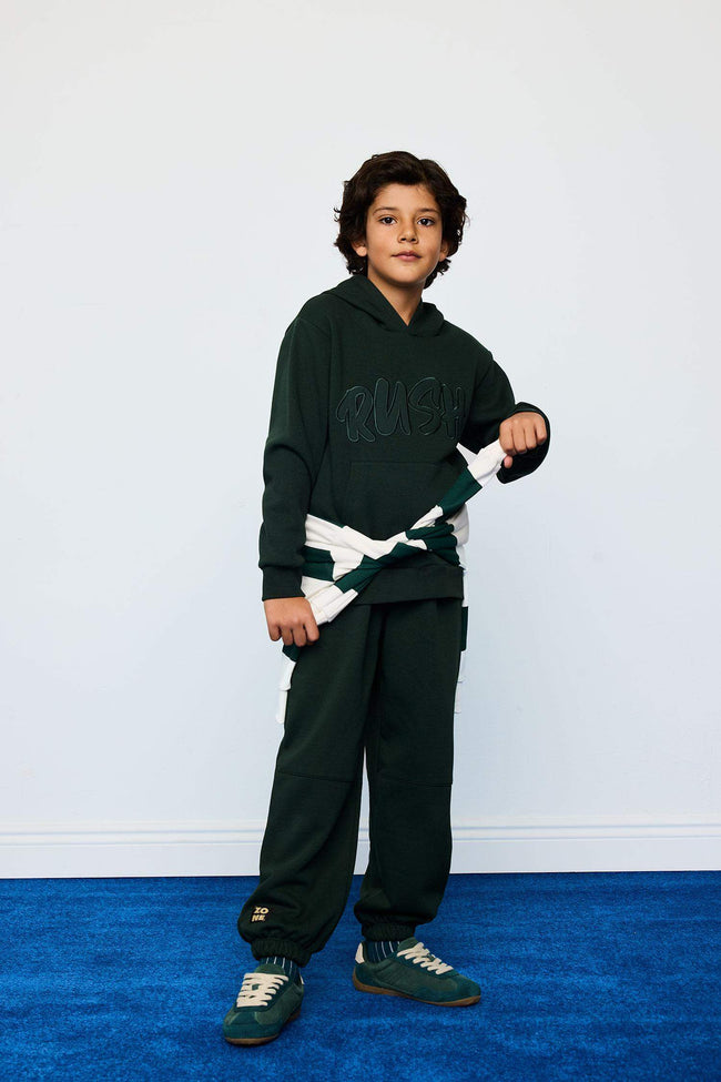 Boys Elastic Waist Jogger Sweatpants Hover Image