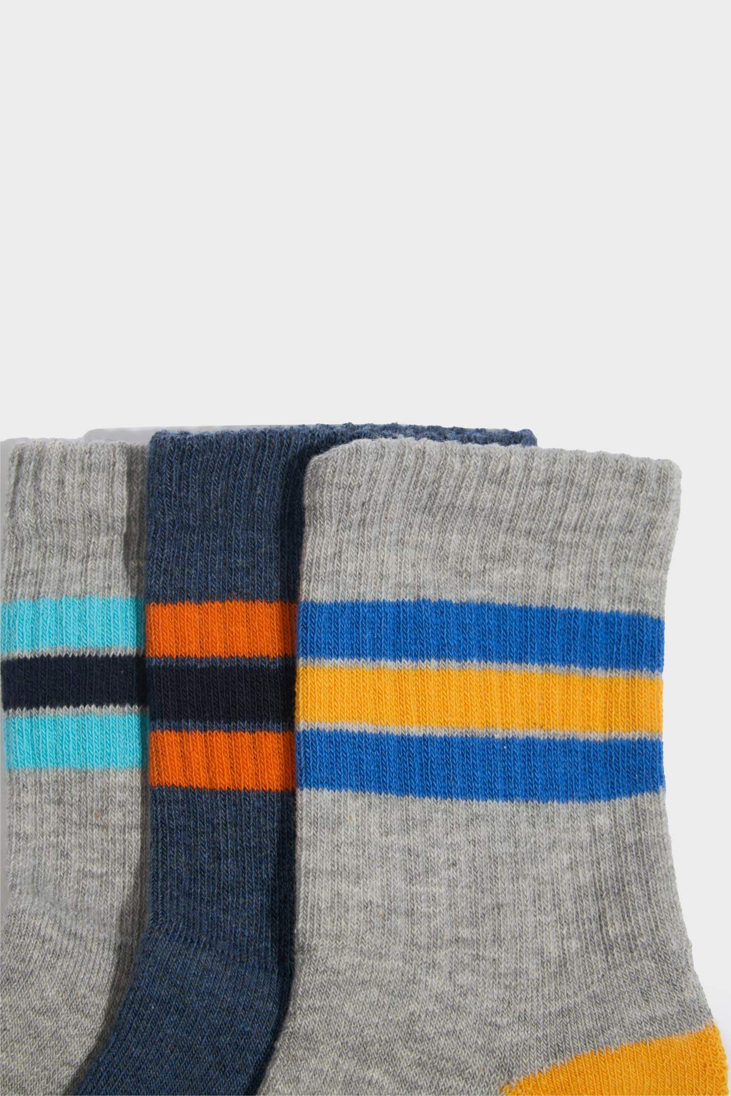 Boys 3-Pack Cotton Terry Sports Socks
