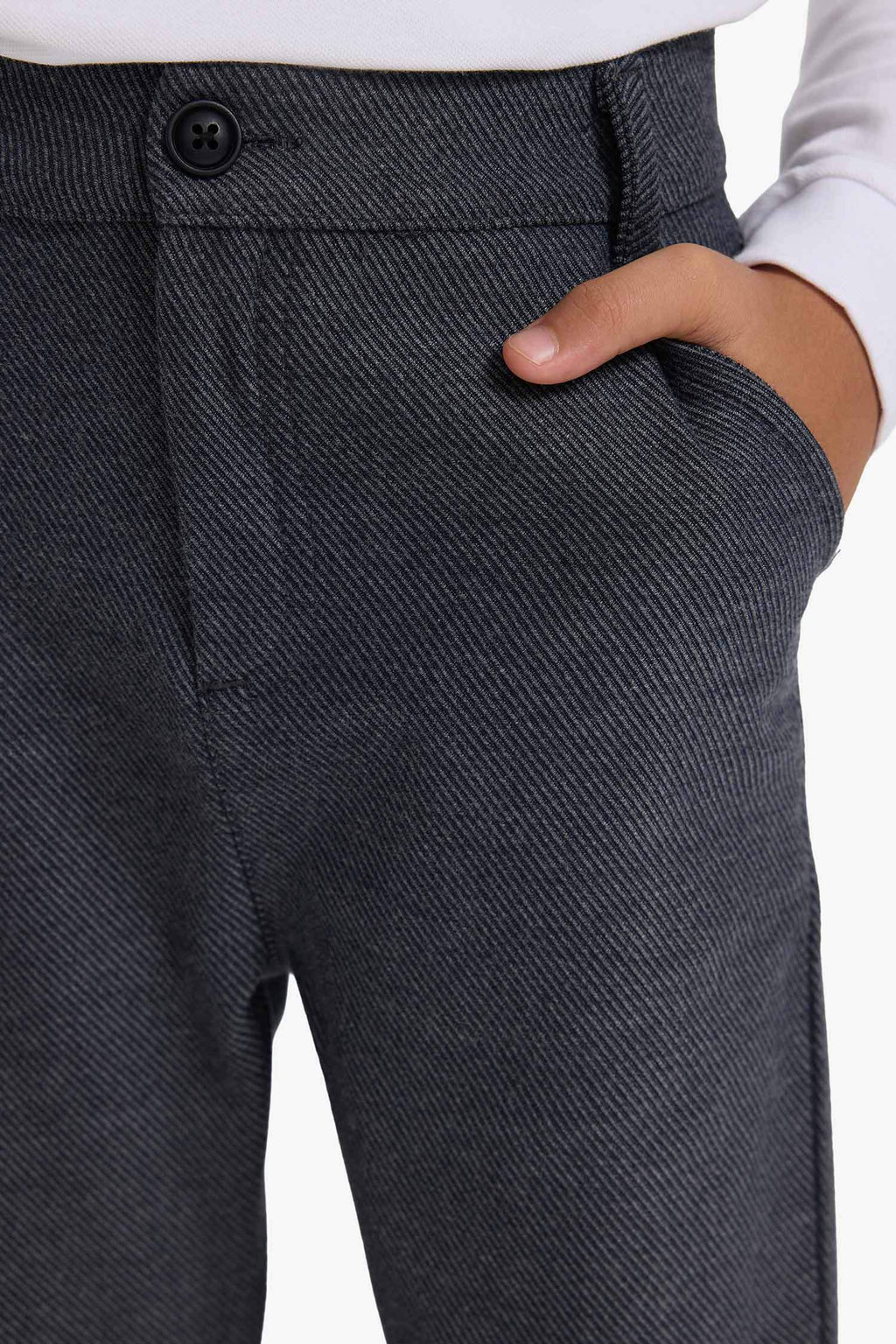 Boys Straight Leg Twill Pants