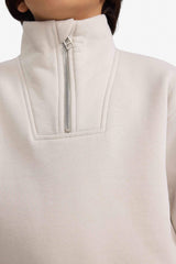 Boys Half-Zip Sweatshirt with Soft, Fleece Lining