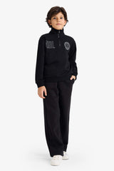 Boys Oversize Loose Fit Sweatpants with Elastic Waistband