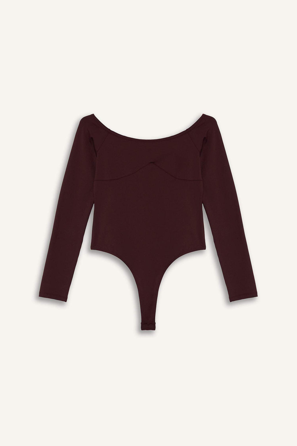 Boat Neck Long Sleeve Bodysuit
