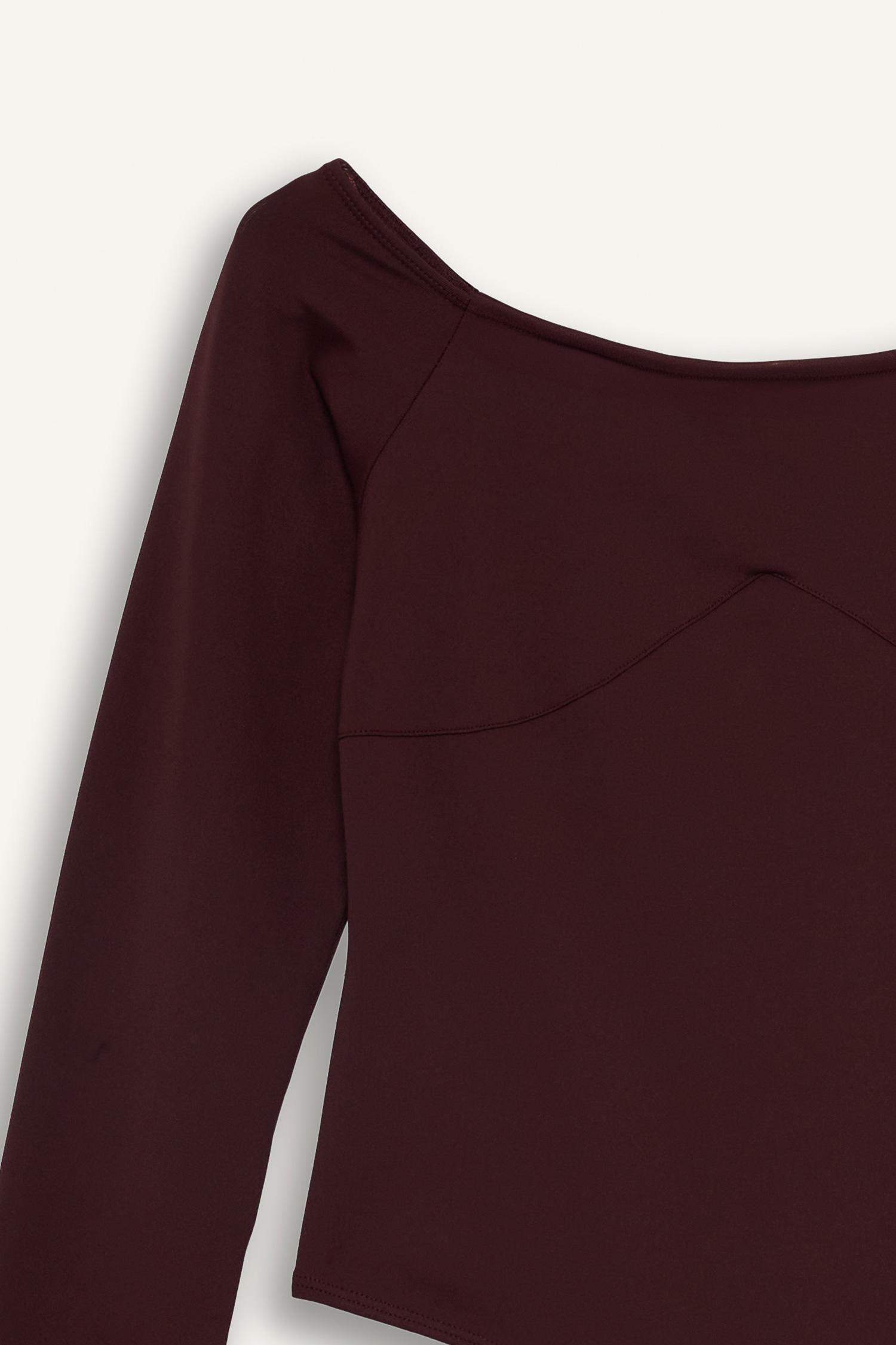 Boat Neck Long Sleeve Bodysuit