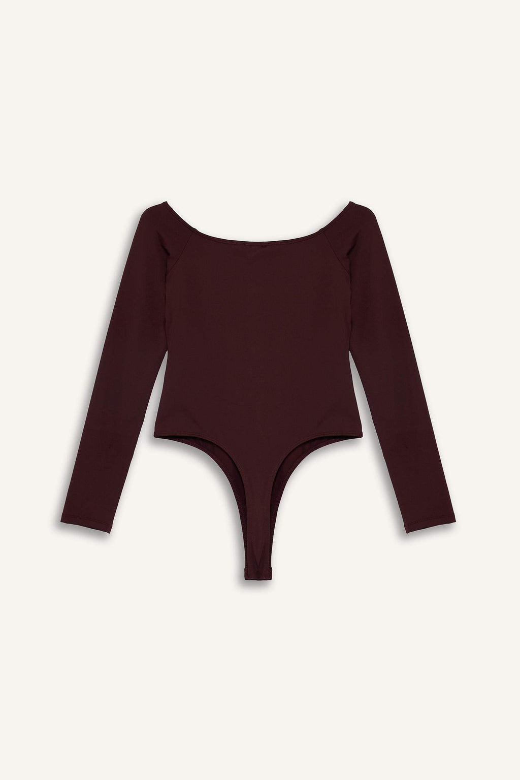 Boat Neck Long Sleeve Bodysuit