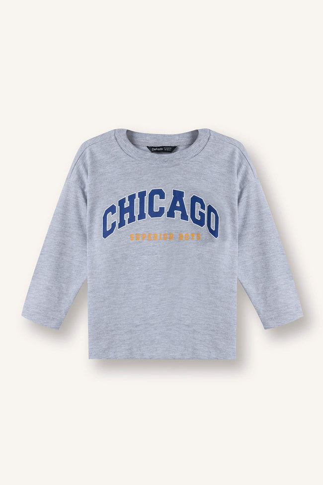 Oversize Printed 2-Pack Long-Sleeve T-Shirts For Baby Boys Main Image