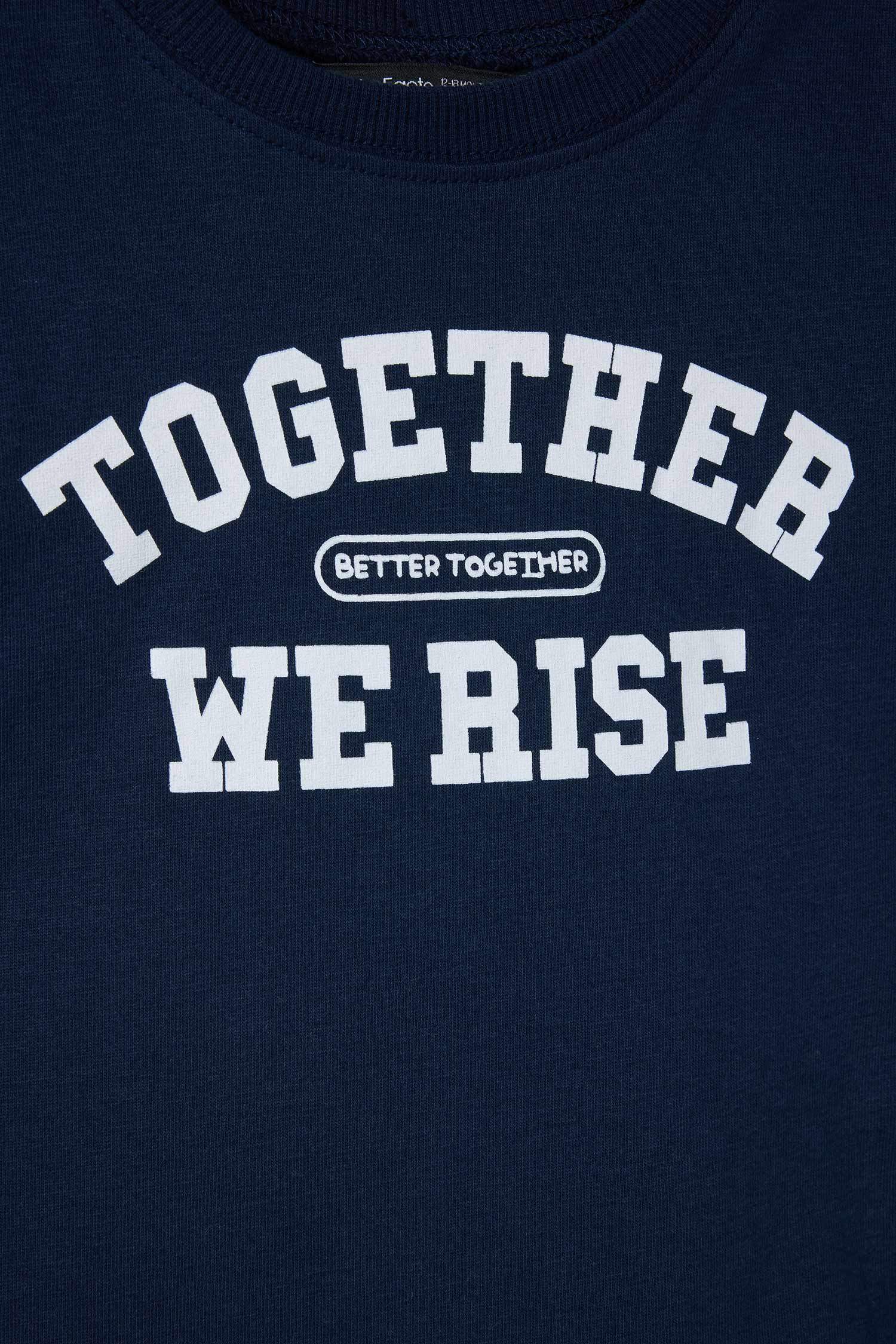 Oversize Printed 2-Pack Long-Sleeve T-Shirts For Baby Boys