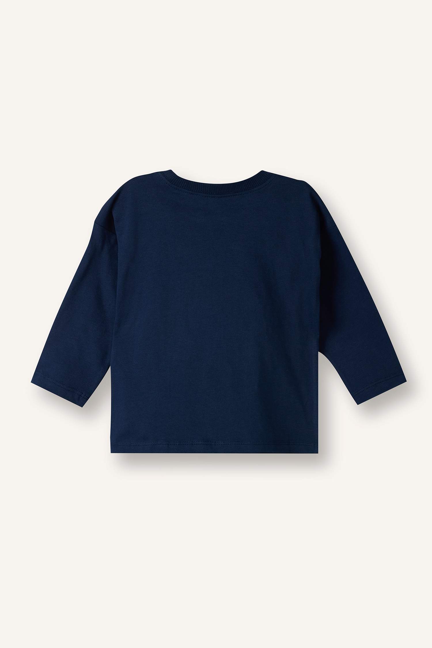 Oversize Printed 2-Pack Long-Sleeve T-Shirts For Baby Boys