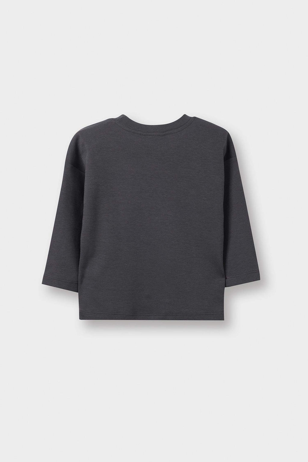 Oversize Loose Fit Crew Neck Printed Long Sleeve T-Shirt For Baby Boy