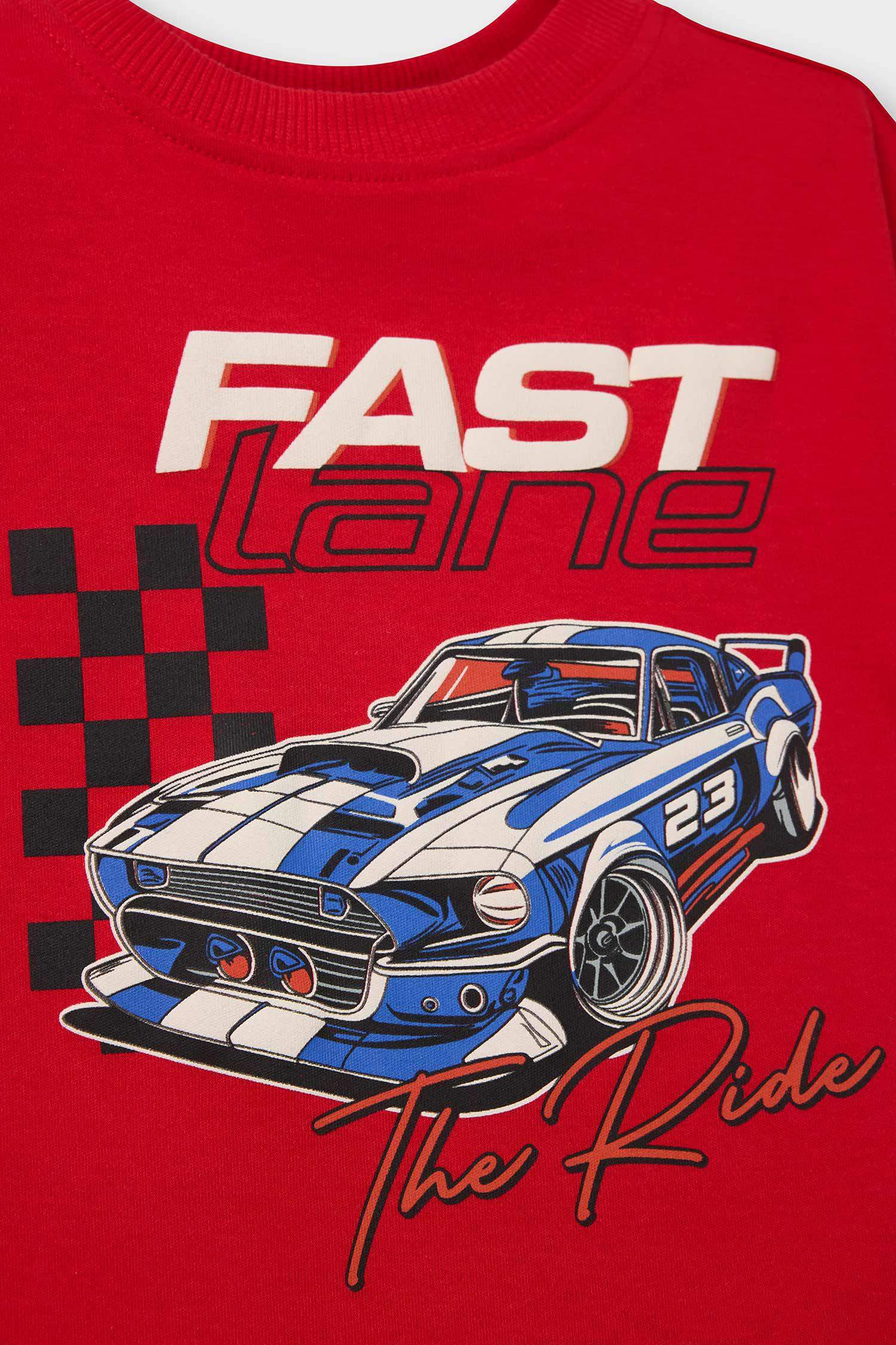 Crew Neck Printed Short-Sleeved T-Shirt For Baby Boys