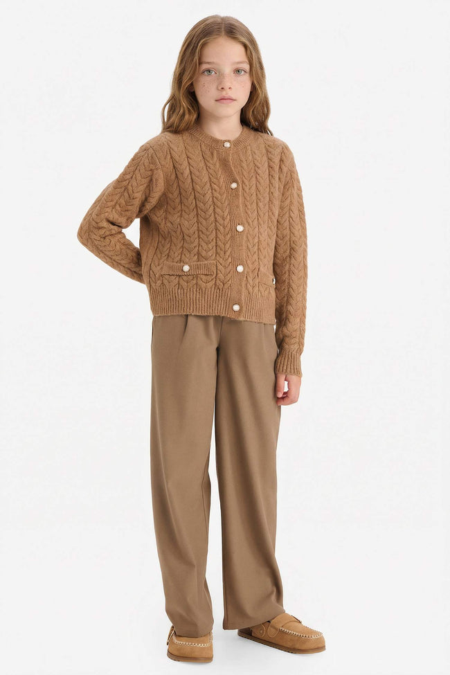 Girls Buttoned Cardigan Main Image