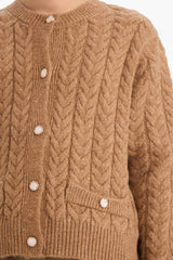 Girls Buttoned Cardigan