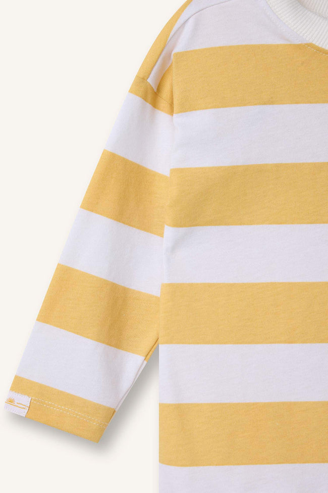 Crew Neck Striped Long-Sleeve T-Shirt For Baby Boy Main Image