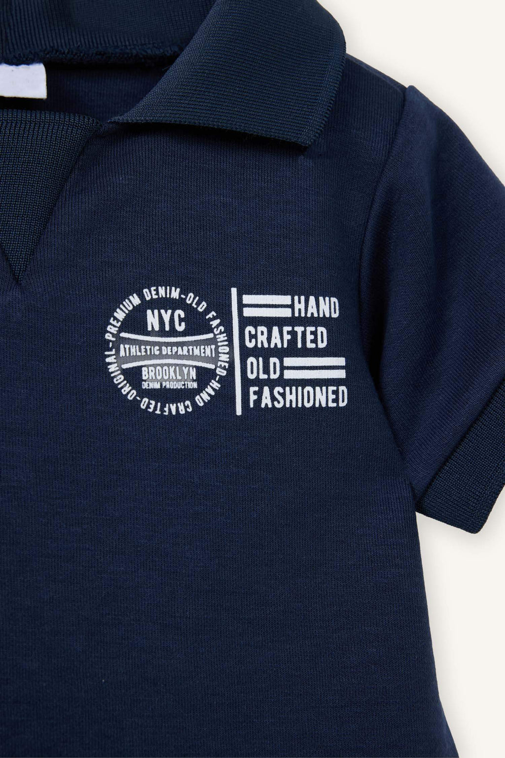 Slogan Printed 2-Piece Set For Baby Boys