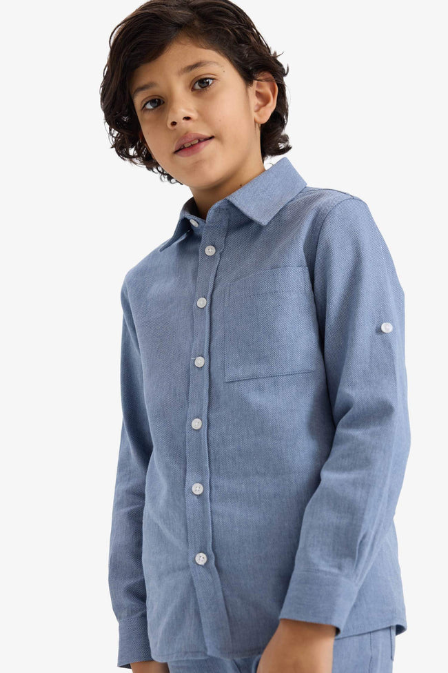 Boys Long-Sleeve Shirt Hover Image