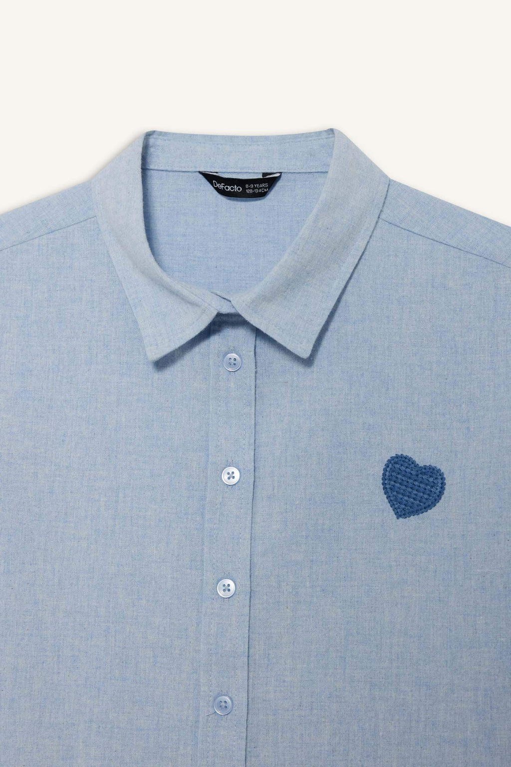 Poplin Long-Sleeve Shirt For Girls