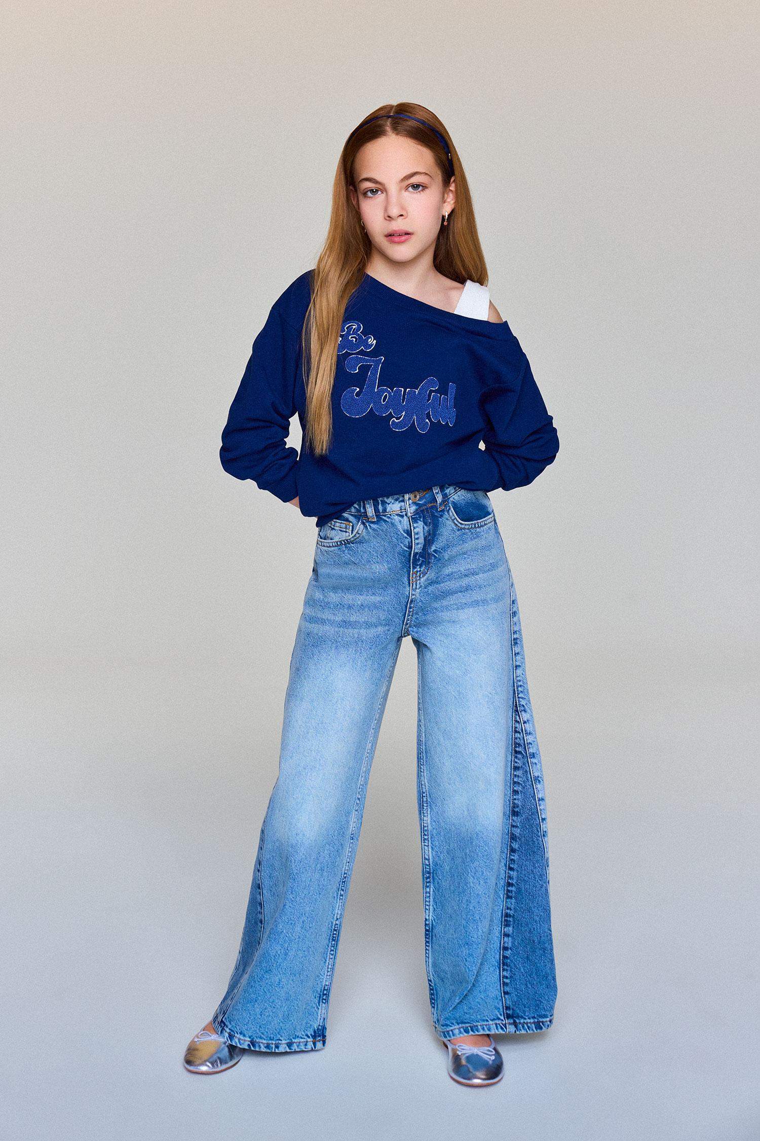 Wide Leg Jeans For Girls