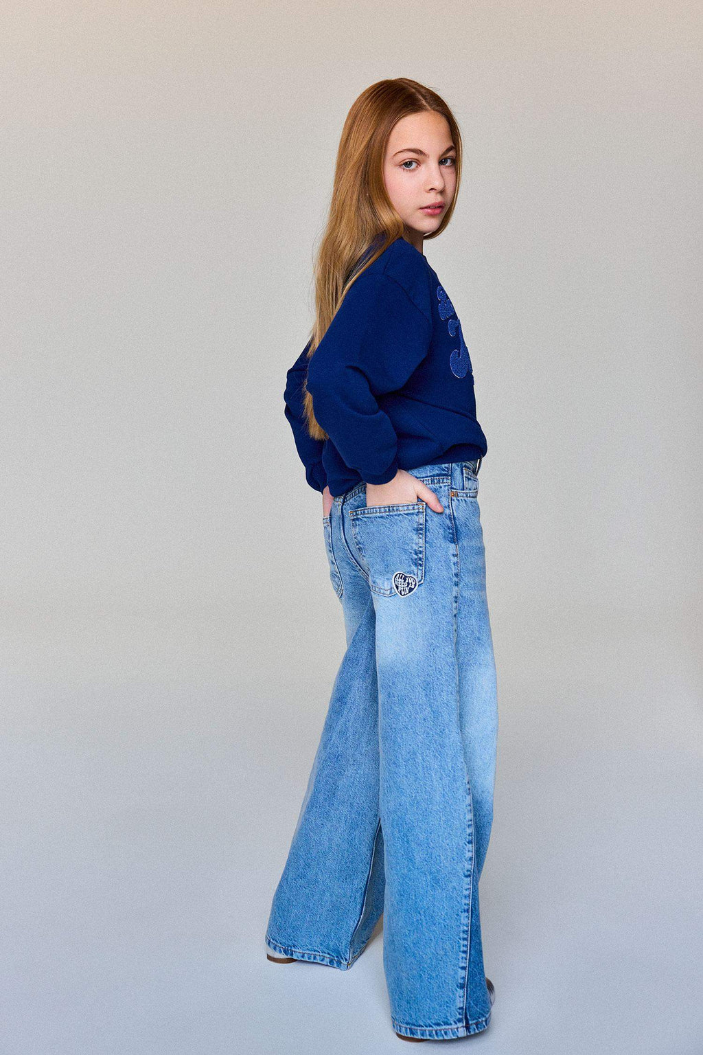 Wide Leg Jeans For Girls