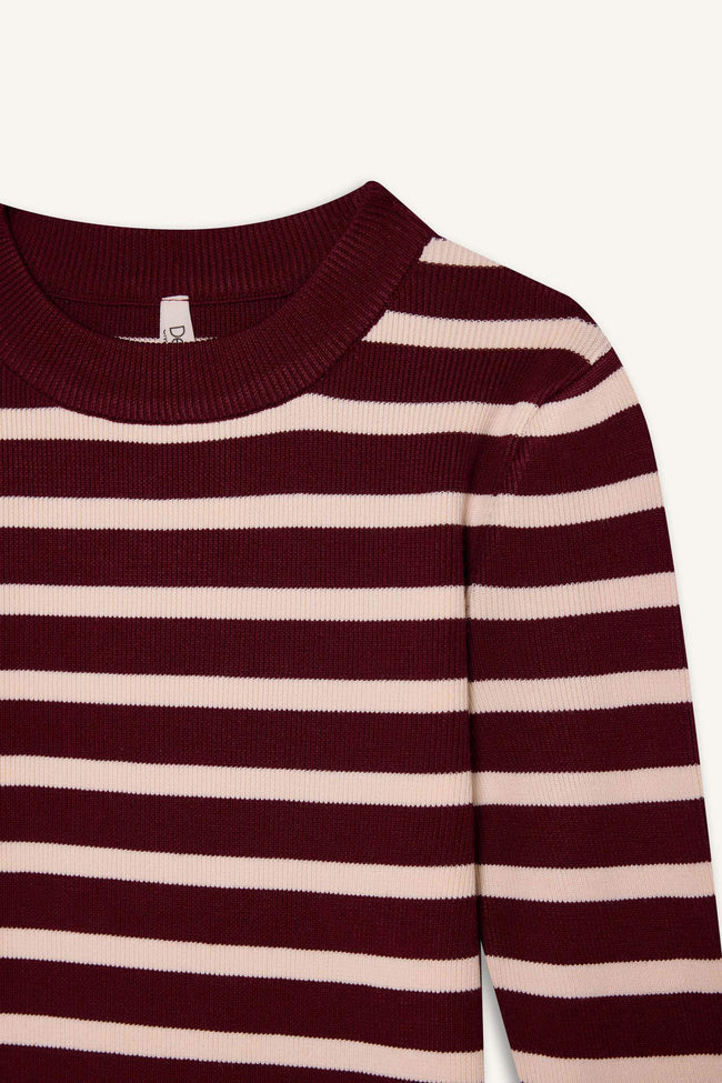 Striped Sweater For Girls Main Image
