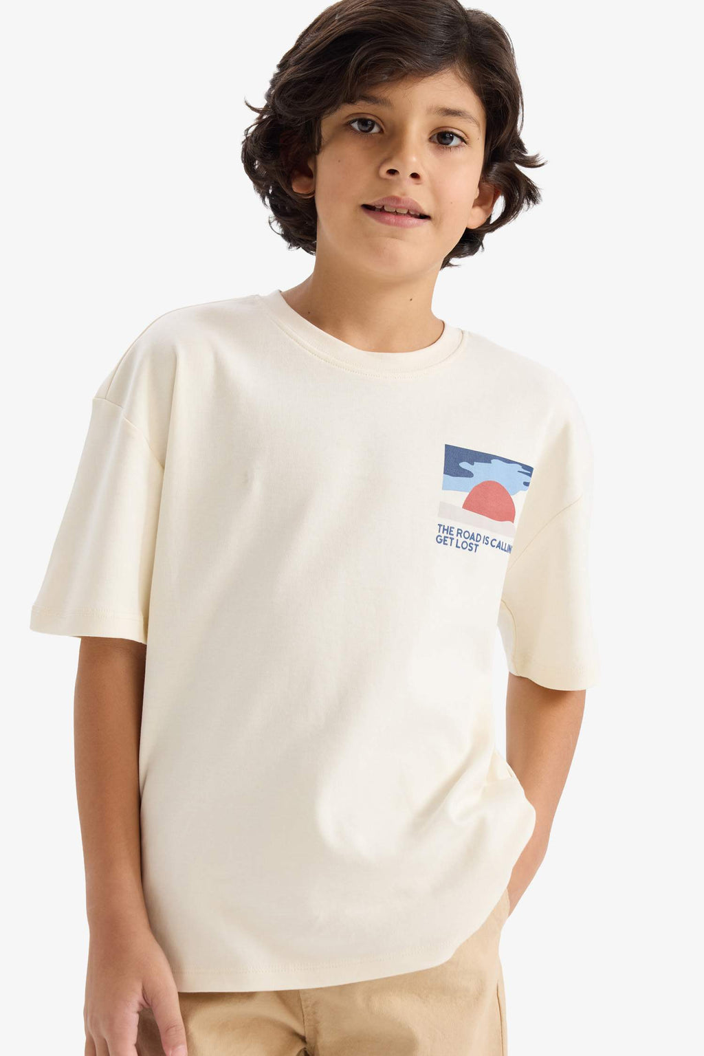 Oversize Printed T-Shirt For Boys