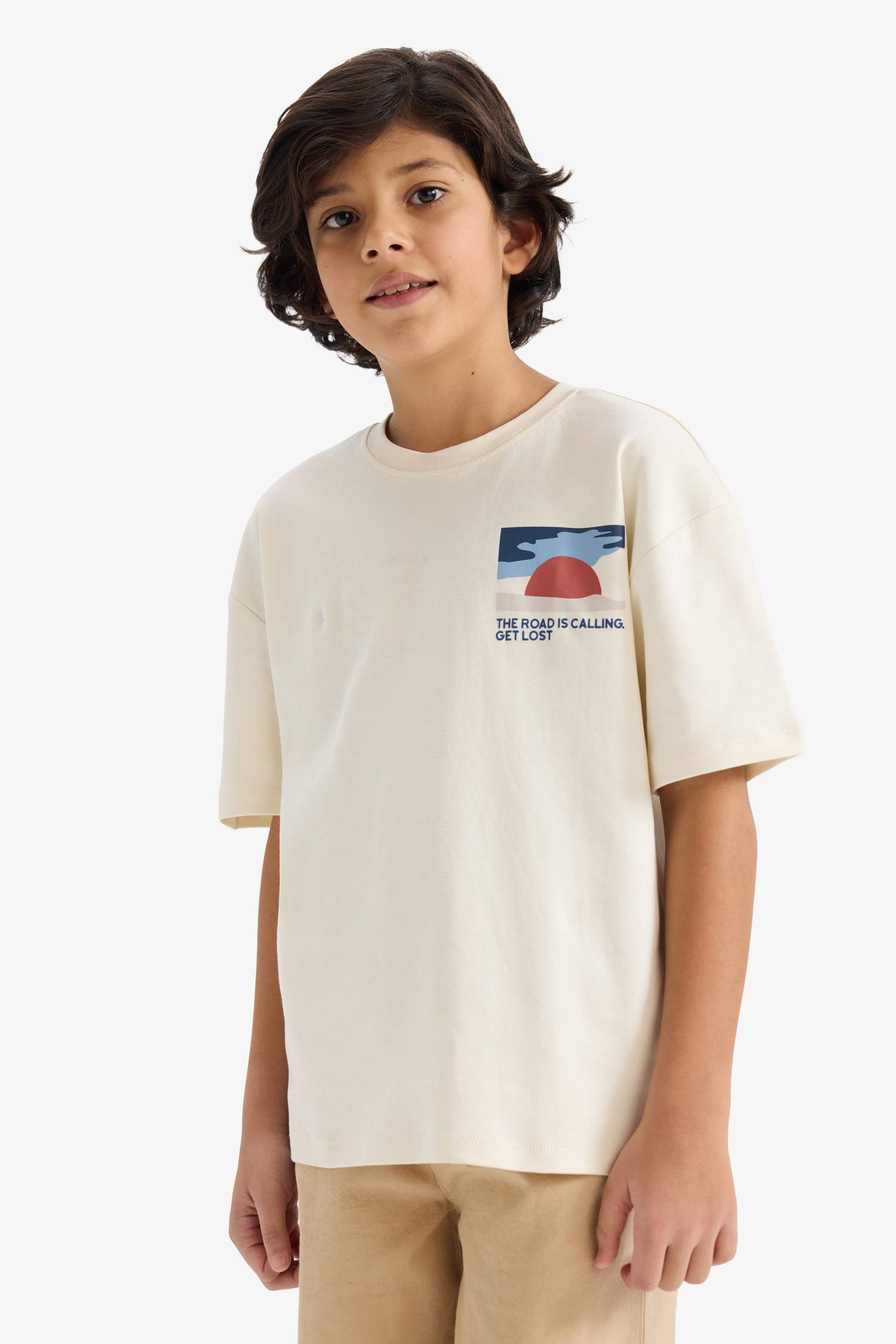 Oversize Printed T-Shirt For Boys