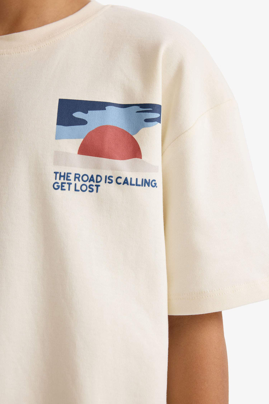 Oversize Printed T-Shirt For Boys