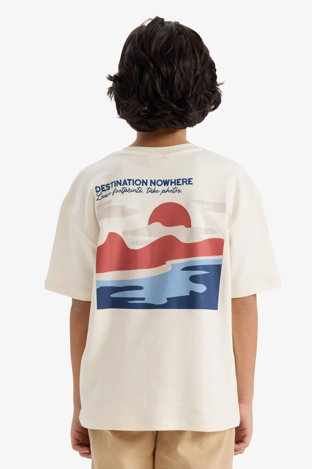 Oversize Printed T-Shirt For Boys