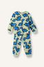Dinosaur Pattern Pajama Set, Long Sleeve Top And Long Bottom, Baby Boy