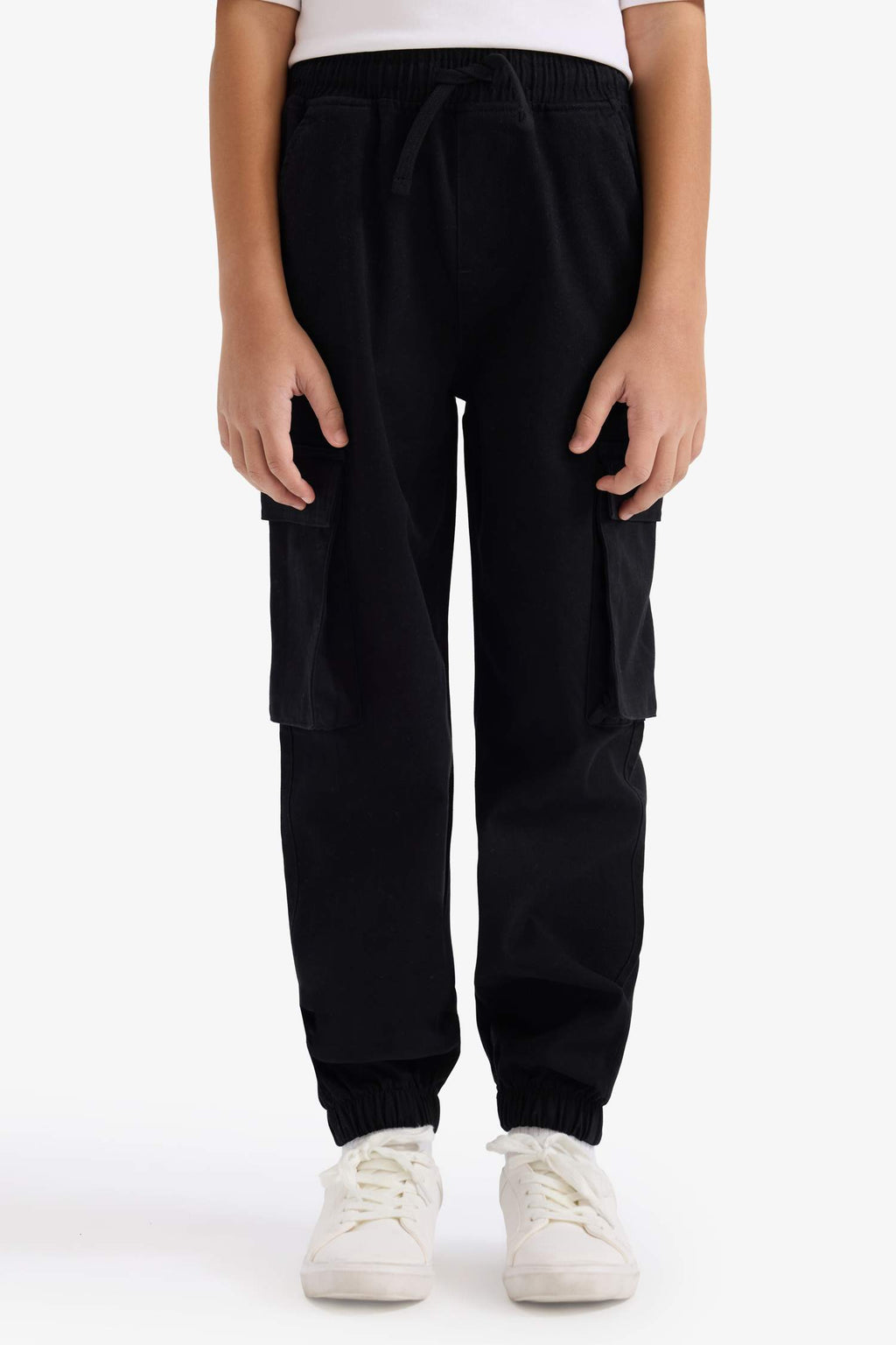Cargo Gabardine Trousers For Boys
