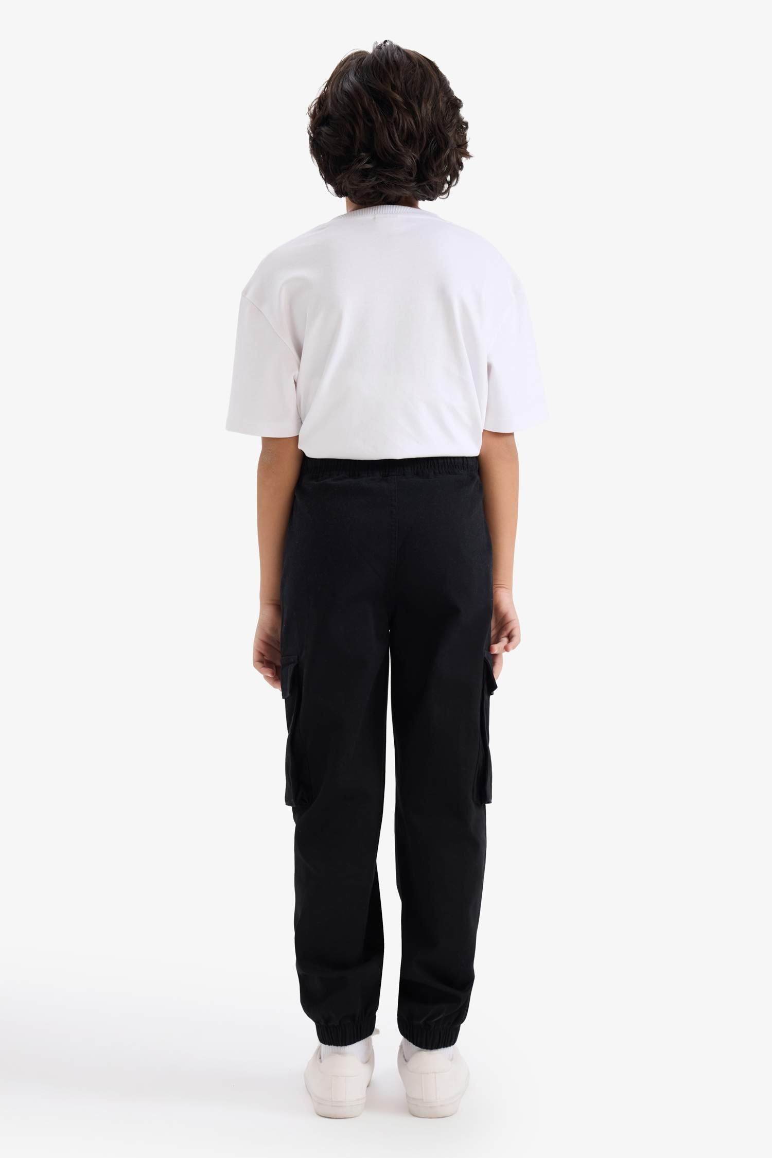Cargo Gabardine Trousers For Boys