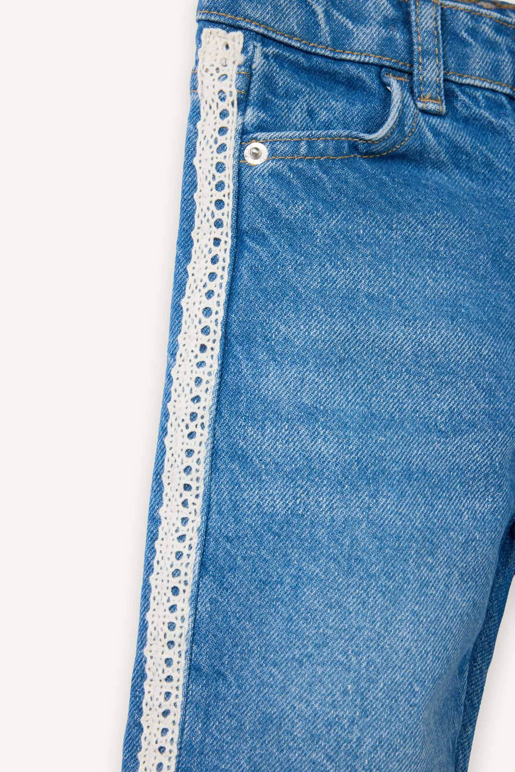 Culotte Jean Pants For Baby Girls