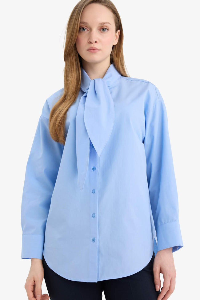 Poplin Shirt Tunic Hover Image